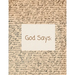 God Says Journal-(Large)
