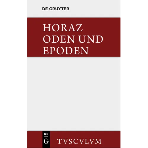 Carmina / Oden Und Epoden. Nach Theodor Kayser Und F. O. Von Nordenflycht: Lateinisch - Deutsch