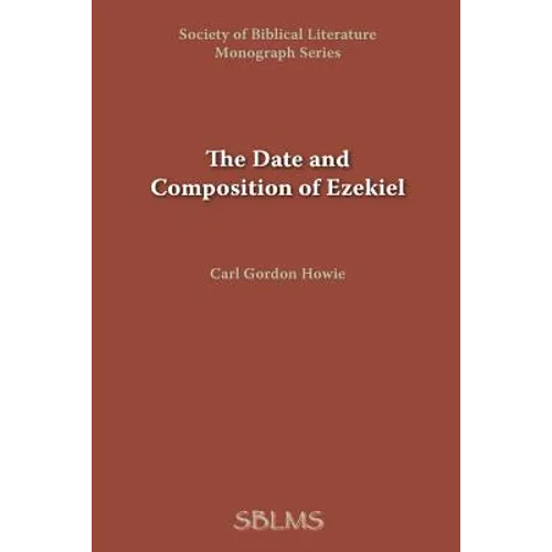 The Date and Composition of Ezekiel