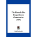 Die Einrede Des Burgerlichen Gesetzbuchs (1905)