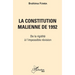 La constitution malienne de 1992: De la rigidité à l'impossible révision