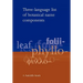 Three Language List of Botanical Name Components