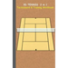 3D Tennis Tacticboard and Training Workbook: Tactics/strategies/drills for trainer/coaches, notebook, training, exercise, exercises, drills, practice,