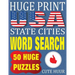Huge Print USA State Cities Word Search: 50 Word Searches Extra Large Print to Challenge Your Brain (Huge Font Find a Word for Kids, Adults & Seniors