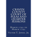 Craven County Court of Pleas and Quarter Sessions March 1792 to March 1795