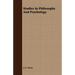 Studies In Philosophy And Psychology