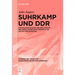 Suhrkamp Und DDR: Literaturhistorische, Praxeologische Und Werktheoretische Perspektiven Auf Ein Verlagsarchiv