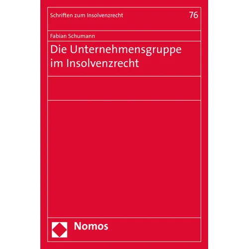 Die Unternehmensgruppe Im Insolvenzrecht
