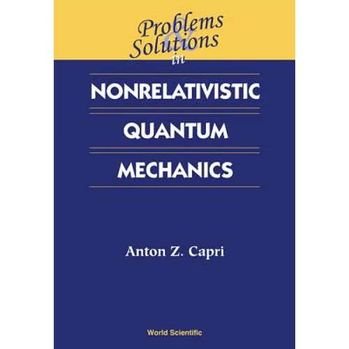 Prob & Soln in Nonrelat Quant Mechanics