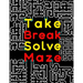 Take Break Solve Maze: 120 Large Print Maze Puzzles for Adults with Easy, Medium & Hard Levels. Maze Activity Book for Adults, Young Adults,