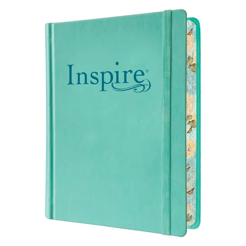 Inspire Bible Nlt, Filament Enabled (Hardcover Leatherlike, Aquamarine)