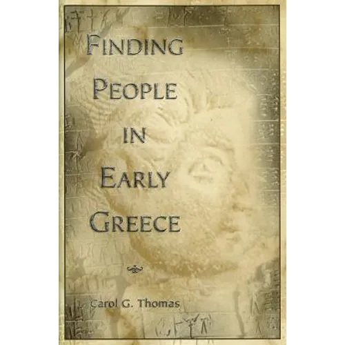 Finding People in Early Greece