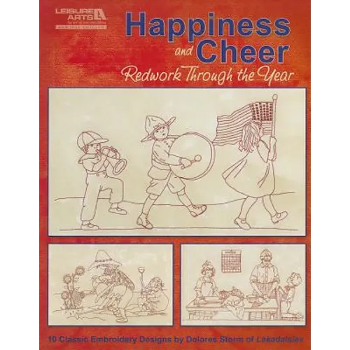 Happiness and Cheer Redwork Through the Year