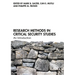 Research Methods in Critical Security Studies: An Introduction