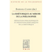 La Rhetorique Au Miroir de la Philosophie: Definitions Philosophiques Et Definitions Rhetoriques de la Rhetorique