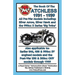 BOOK OF THE MATCHLESS 1931-1939 ALL PRE-WAR MODELS 250cc TO 990cc