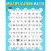Multiplication Mazes: An Enjoyable Multiplication Math Drills Book To Learn And Memorize Multiplication Table For Kids And Adults