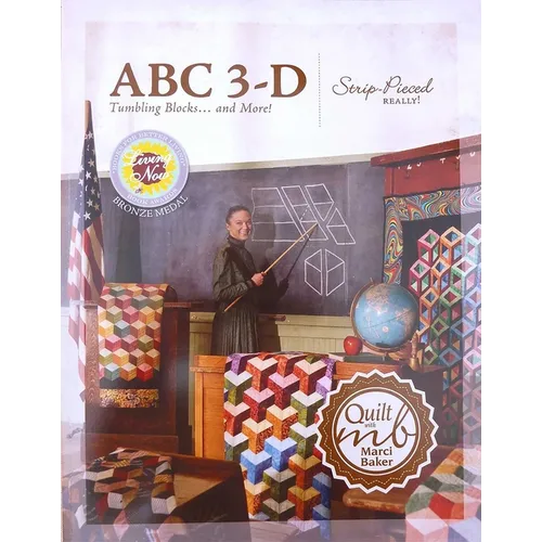 ABC 3-D Tumbling Blocks... and More!: Strip-Pieced Really!