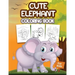 Cute Elephant Coloring Book for Kids: Kids Coloring Book Filled with Elephants Designs, Cute Gift for Boys and Girls Ages 4-8