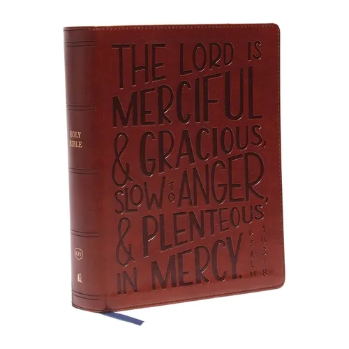 Kjv, Journal Reference Edition Bible, Verse Art Cover Collection, Brown Leathersoft, Red Letter, Comfort Print: Let Scripture Explain Scripture. Refle