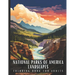 National Parks of America Landscapes Coloring Book for Adults: Large Print Adult Coloring Book with American National Parks Sceneries, Perfect for Str