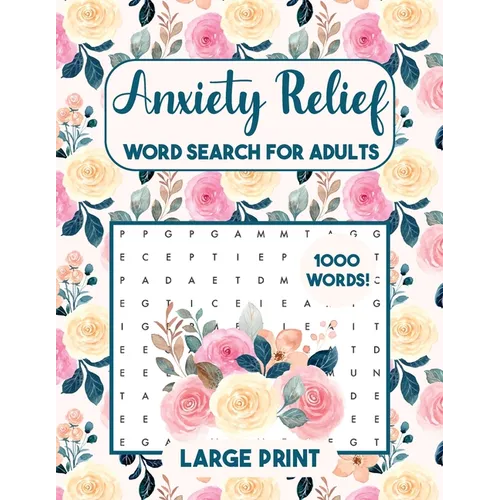 Word Search for Women Large Print: Large Print Motivational Word Search, Anxiety Relief Word Search for Women, Mom, Grandma