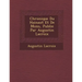 Chronique Du Hainaut Et de Mons, Publi E Par Augustin LaCroix