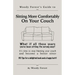 Sitting More Comfortably on Your Couch: Funny prank book, gag gift, novelty notebook disguised as a real book, with hilarious, motivational quotes