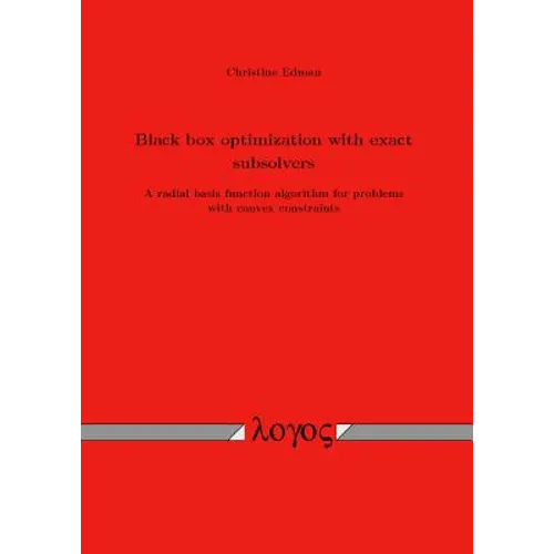 Black Box Optimization with Exact Subsolvers: A Radial Basis Function Algorithm for Problems with Convex Constraints