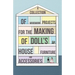 A Collection of Woodwork Projects for the Making of Doll's House Furniture and Accessories