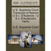 U.S. Supreme Court Transcript of Record U S V. D'Auterive: U S V. D'Auterive's Heirs