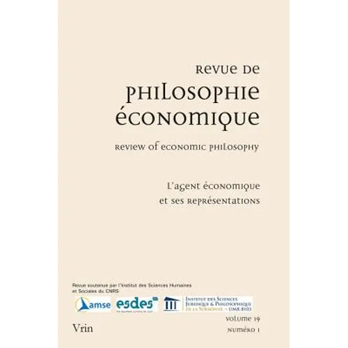 L'Agent Economique Et Ses Representations