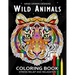 Wild Animals Coloring Book: (Animal Coloring Pages Relaxing Design for Adults)