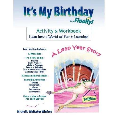 It's My Birthday Finally Activity and Workbook