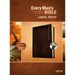 Every Man's Bible Niv, Large Print, Deluxe Explorer Edition (Leatherlike, Rustic Brown, Indexed)