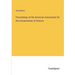 Proceedings of the American Association for the Advancement of Science