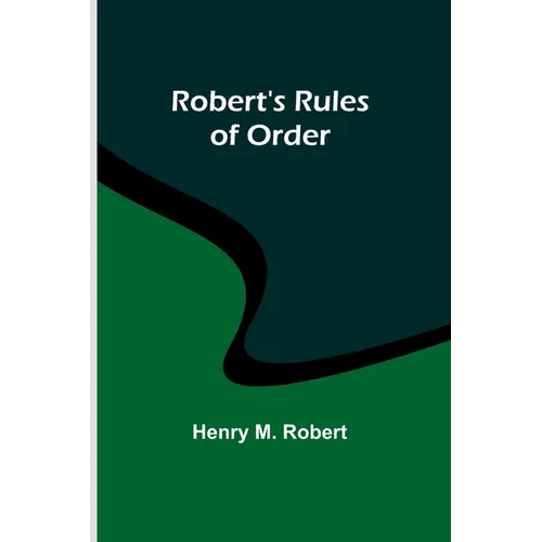 Robert's Rules of Order