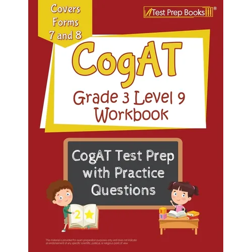 CogAT Grade 3 Level 9 Workbook: CogAT Test Prep with Practice Questions [Covers Forms 7 and 8]