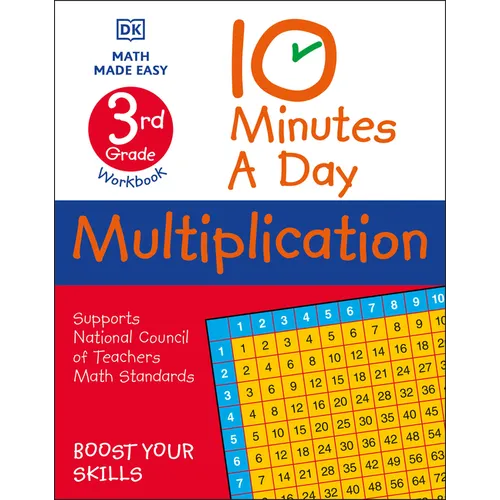 10 Minutes a Day Multiplication, 3rd Grade