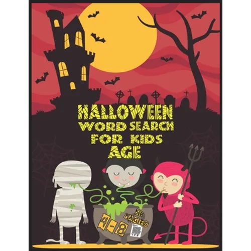 Halloween word search for kids ages 4-8: Large Print Kids Word Find Puzzles, Jumbo Word Seek Book, Practice Spelling, Learn Vocabulary and Improve Rea