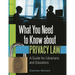 What You Need to Know about Privacy Law: A Guide for Librarians and Educators