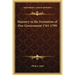 Masonry in the Formation of Our Government 1761-1799