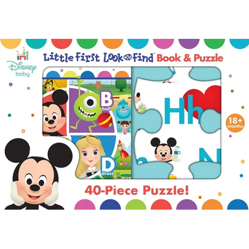 Disney Baby: Little First Look and Find Book & Puzzle