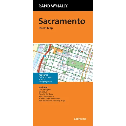 Rand McNally Folded Map: Sacramento Street Map