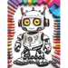 Robot Coloring Book for Kids: 50 Robot Designs with Colorful Robot Coloring Book Cover.