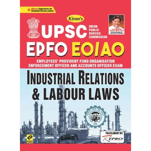 Kiran UPSC EPFO EO/AO Industrial Relations and Labour laws (English) (2979)