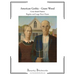American Gothic Cross Stitch Pattern - Grant Wood: Regular and Large Print Cross Stitch Pattern