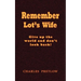 Remember Lot's Wife