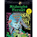 Creative Haven Midnight Forest Coloring Book: Animal Designs on a Dramatic Black Background