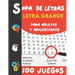 Sopa de Letras Letra Grande: Para adultos y Adolescentes 100 Juegos- 2000 Palabras en varios temas para las vacaciones o el tiempo libre idea del rega